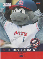 Buddy Bat, Louisville Bats mascot; AAA International League