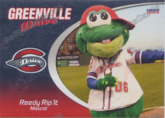 Reedy Rip'It turns 10 years old this summer. How did he become the Drive's  mascot and everyone's favorite frog? The mystery lies somewhere within this  fable., By The Greenville Drive