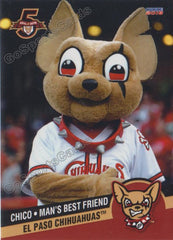 2016 El Paso Chihuahuas Choice #35 Mascot Chico - NM Baseball Card