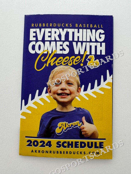 2024 Akron RubberDucks Pocket Schedule