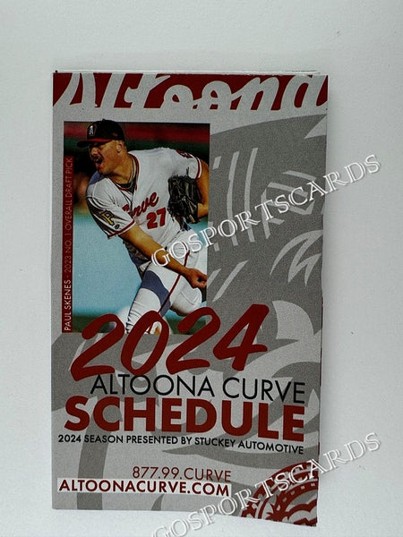 2024 Altoona Curve Pocket Schedule