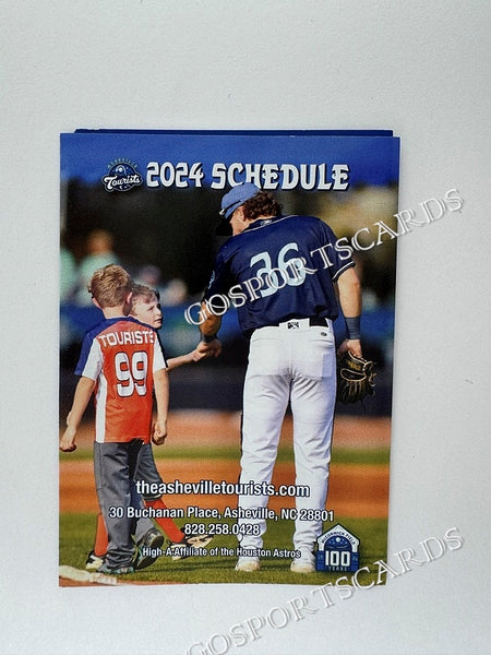 2024 Asheville Tourists Pocket Schedule