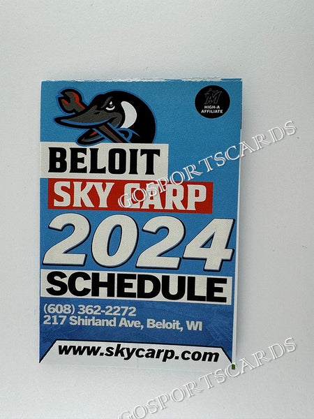 2024 Beloit Sky Carp Pocket Schedule