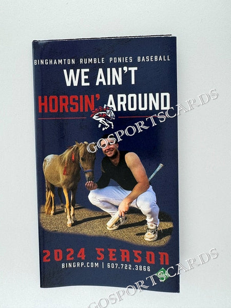 2024 Binghamton Rumble Ponies Pocket Schedule