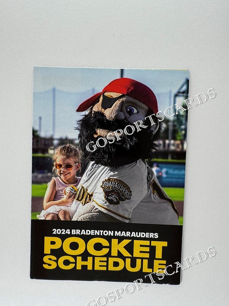 2024 Bradenton Marauders Pocket Schedule