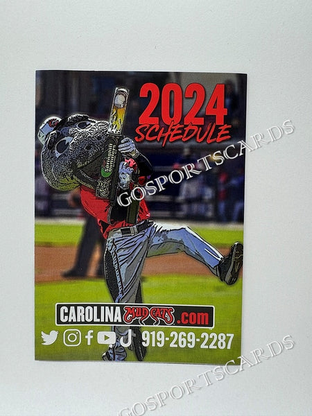 2024 Carolina Mudcats Pocket Schedule