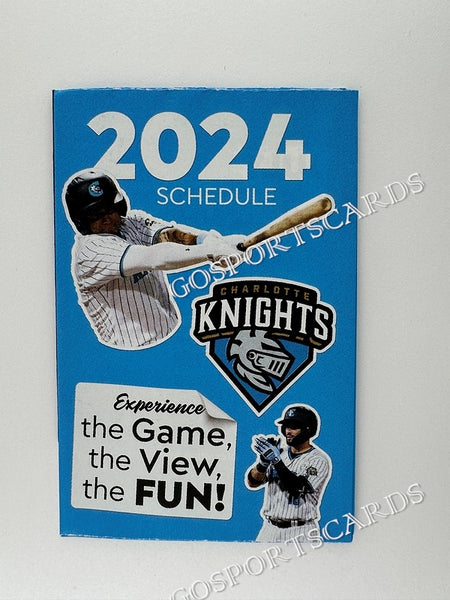 2024 Charlotte Knights Pocket Schedule