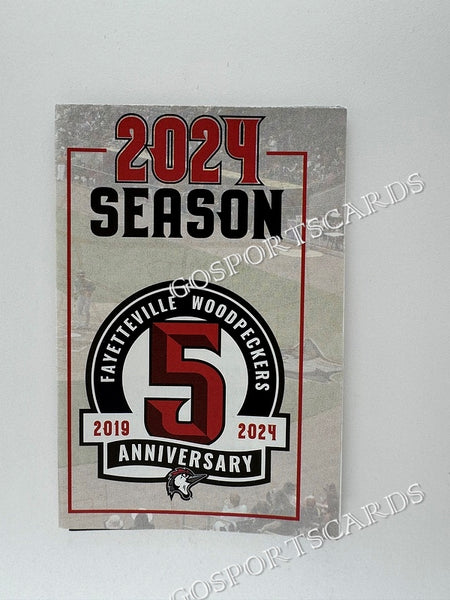 2024 Fayetteville Woodpeckers Pocket Schedule