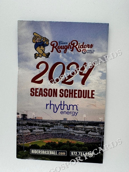 2024 Frisco RoughRiders Pocket Schedule