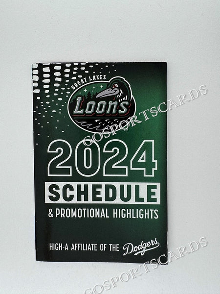 2024 Great Lakes Loons Pocket Schedule