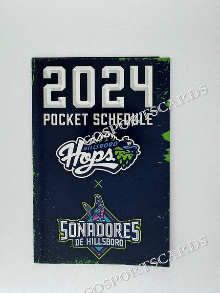 2024 Hillsboro Hops Pocket Schedule