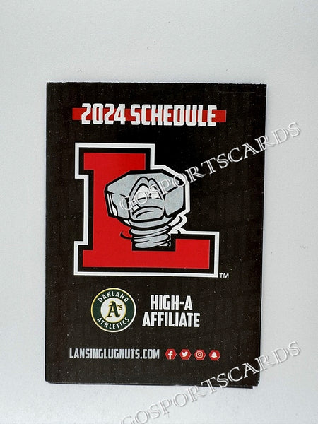 2024 Lansing Lugnuts Pocket Schedule