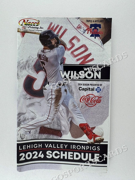 2024 Lehigh Valley IronPigs Pocket Schedule