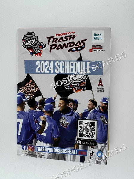 2024 Rocket City Trash Pandas Pocket Schedule