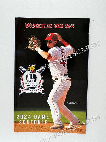 2024 Worcester Red Sox Pocket Schedule