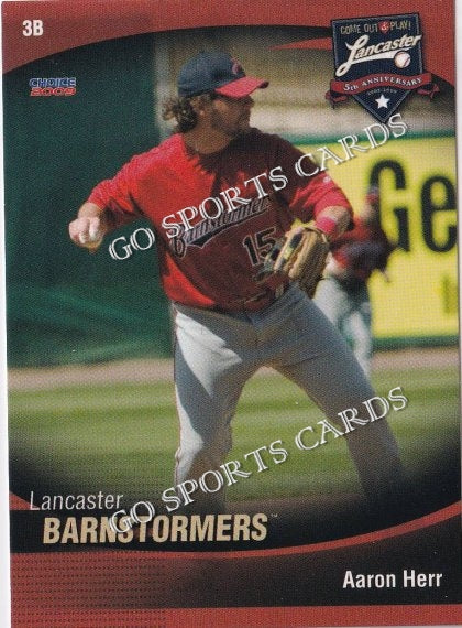 2009 Lancaster Barnstormers 5th Anniversary Aaron Herr