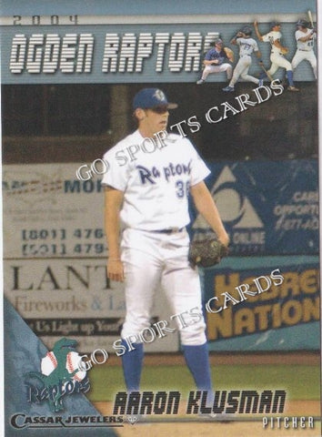 2004 Ogden Raptors Aaron Klusman