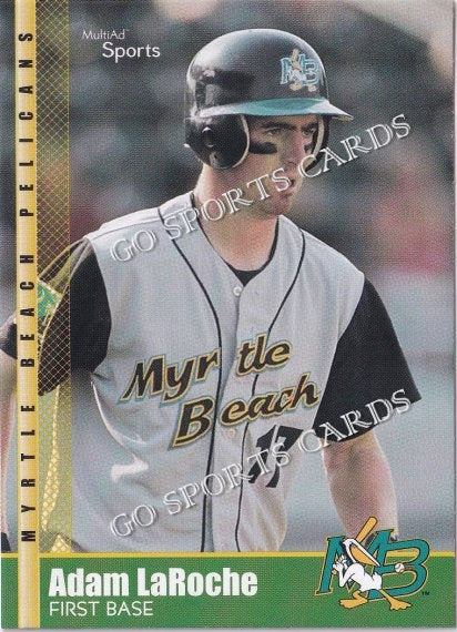 2002 Myrtle Beach Pelicans Adam LaRoche