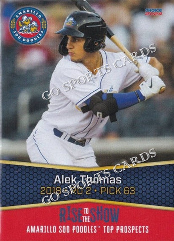 2024 Amarillo Sod Poodles Rise To The Show Alek Thomas