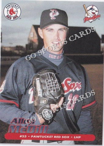 2001 Pawtucket Red Sox Allen McDill