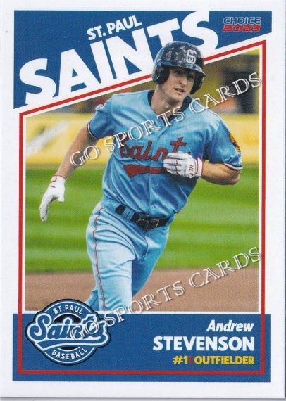 2023 St Paul Saints Andrew Stevenson