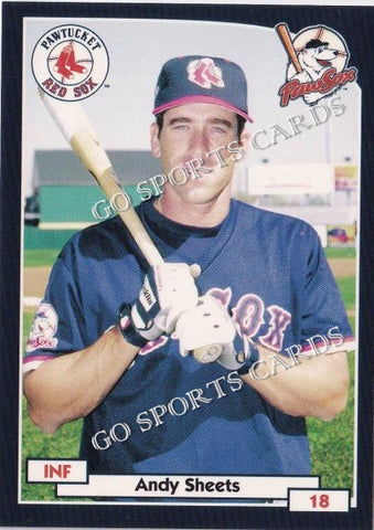 2000 Pawtucket Red Sox Andy Sheets