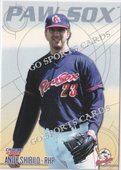 2003 Pawtucket Red Sox Andy Shibilo