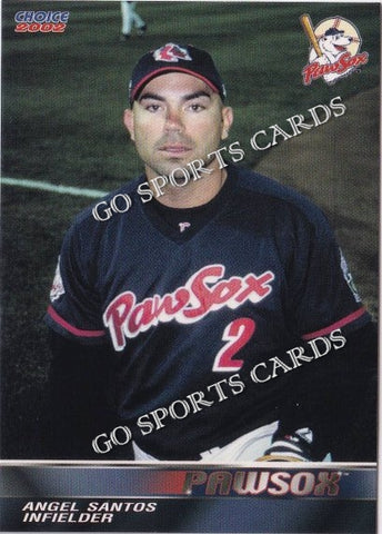 2002 Pawtucket Red Sox Angel Santos