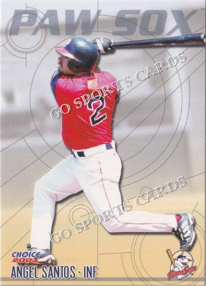 2003 Pawtucket Red Sox Angel Santos