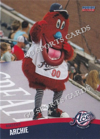 2023 Reno Aces Archie Mascot