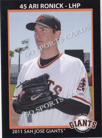 2011 San Jose Giants Ari Ronick