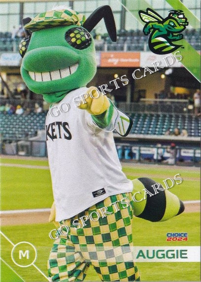 2024 Augusta GreenJackets Auggie Mascot