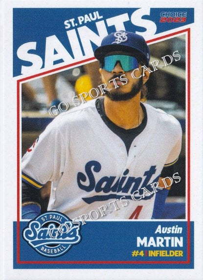 2023 St Paul Saints Austin Martin