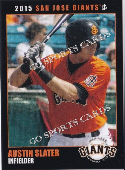 2015 San Jose Giants Austin Slater