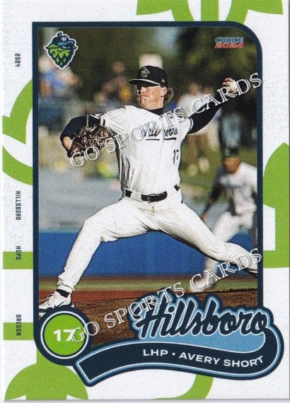 2024 Hillsboro Hops Avery Short