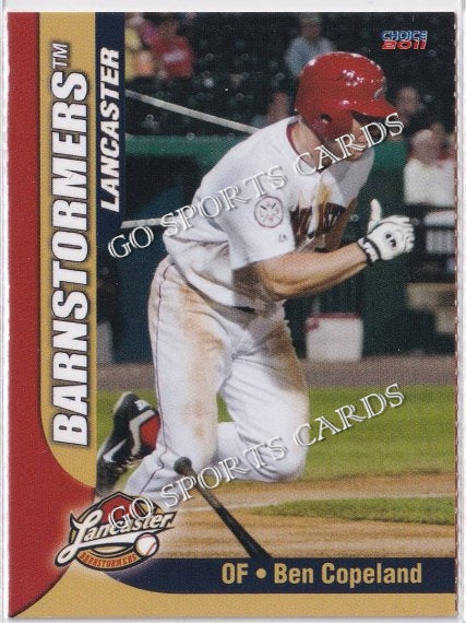 2011 Lancaster Barnstormers Perforated Ben Copeland