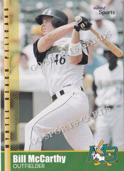 2002 Myrtle Beach Pelicans Bill McCarthy