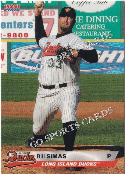 2004 Long Island Ducks Bill Simas