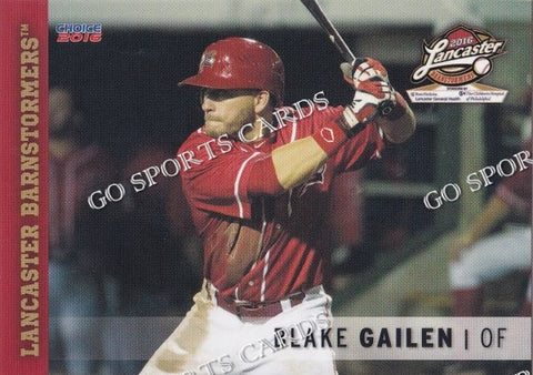 2016 Lancaster Barnstormers Blake Gailen