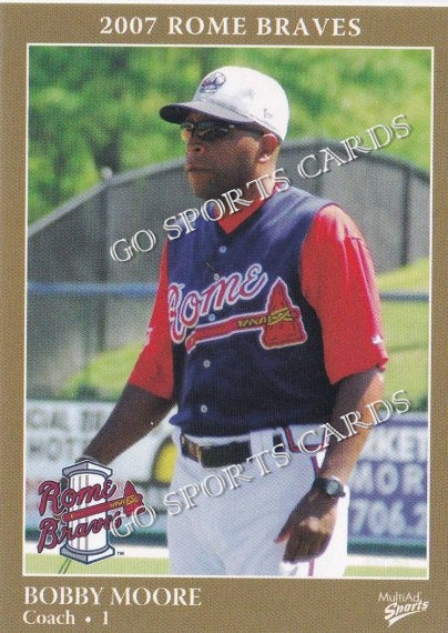 2007 Rome Braves Bobby Moore