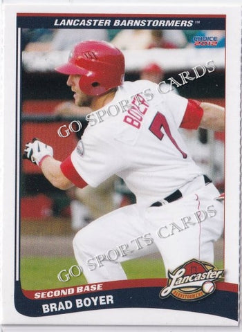 2012 Lancaster Barnstormers Perforated Brad Boyer