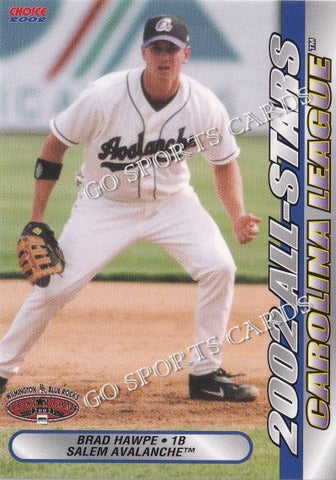 2002 California Carolina League All Star Game Brad Hawpe