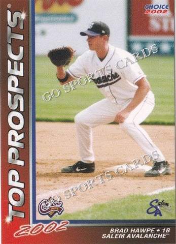 2002 Carolina League Top Prospects Brad Hawpe