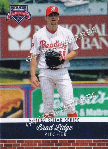 2019 Reading Fightin Phils Rehab Series Brad Lidge