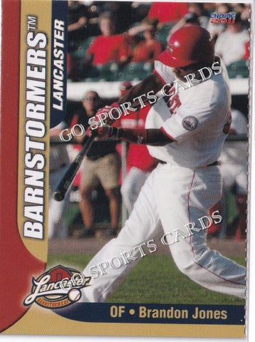 2011 Lancaster Barnstormers Perforated Brandon Jones