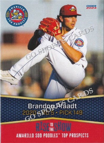 2024 Amarillo Sod Poodles Rise To The Show Brandon Pfaadt