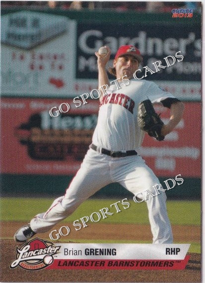 2013 Lancaster Barnstormers Brian Grening