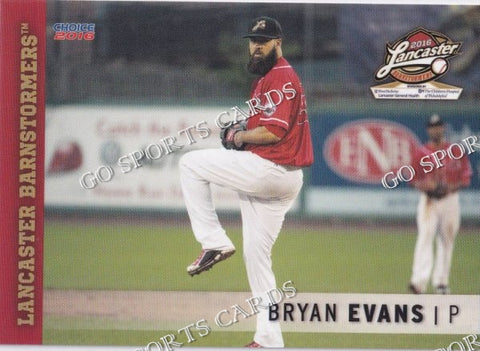 2016 Lancaster Barnstormers Bryan Evans