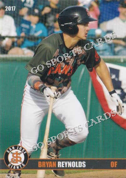 2017 San Jose Giants Bryan Reynolds