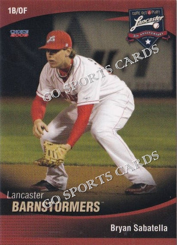 2009 Lancaster Barnstormers Bryan Sabatella